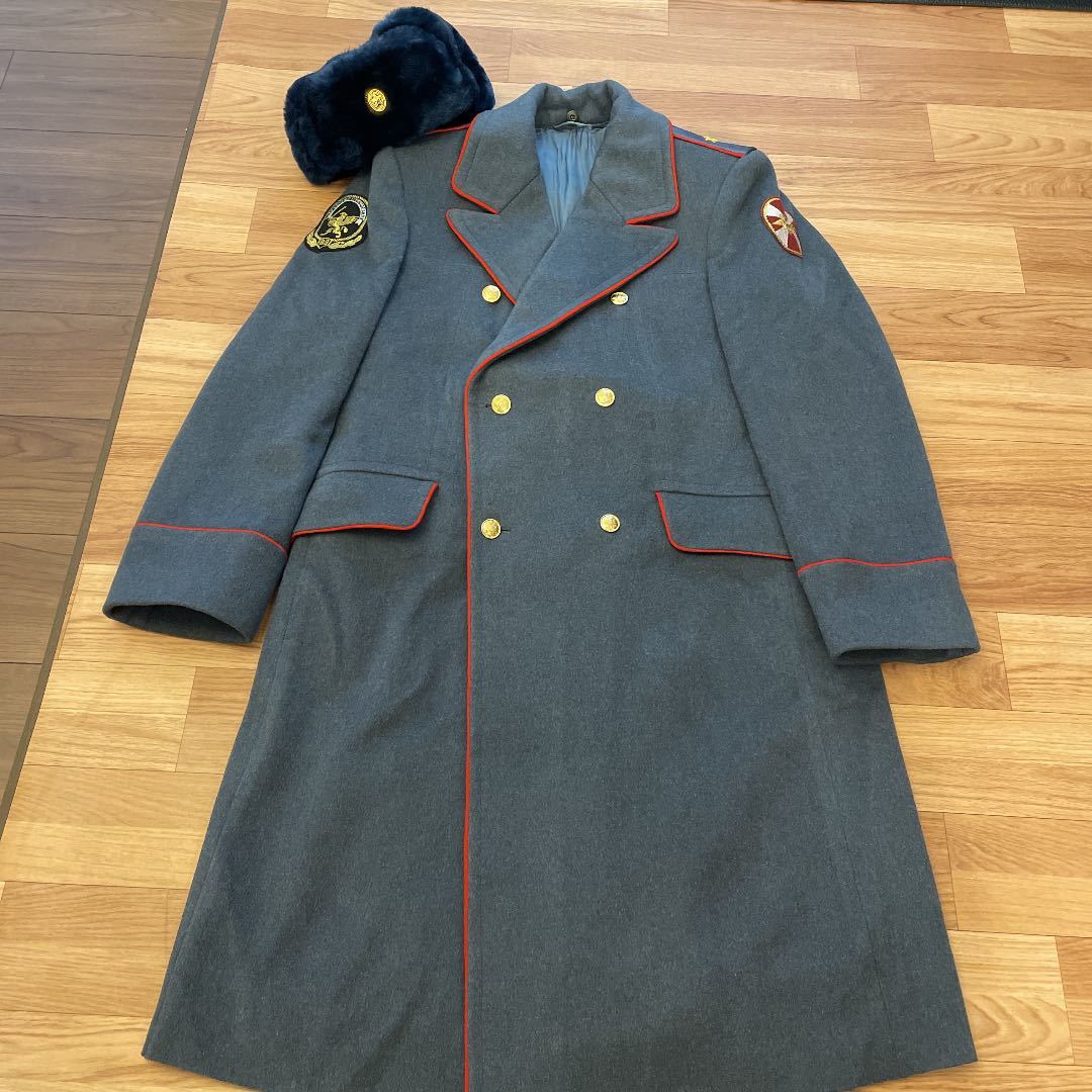 ロシア軍 内務省 国内軍 実物 テーラー製高級品 将官用 コート