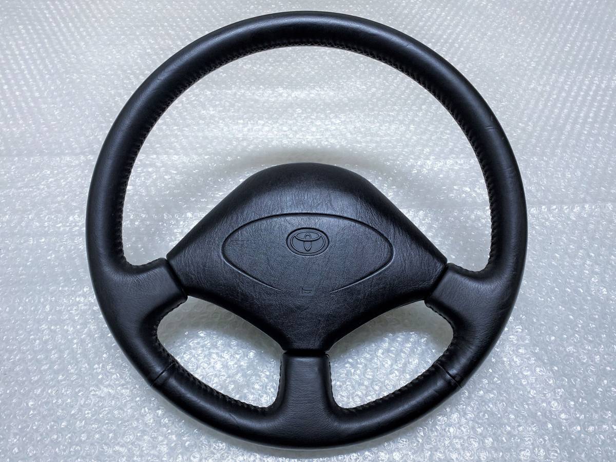 Yahoo!オークション - 新車外し 当時物 美品 トヨタ 純正 レザー ステ
