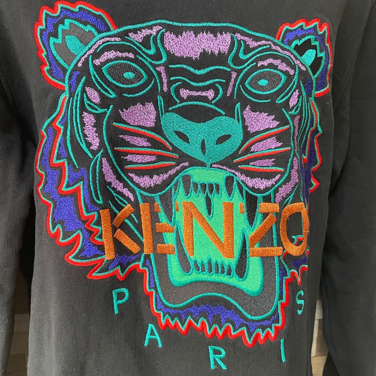 KENZO】激レア 大人気 刺繍ラメ虎柄 スウェット トレーナー｜Yahoo