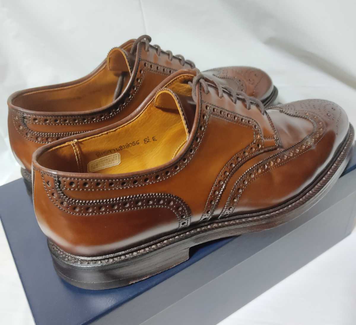 希少美品 Ralph Lauren by Crockett & Jones Marlow コードバン