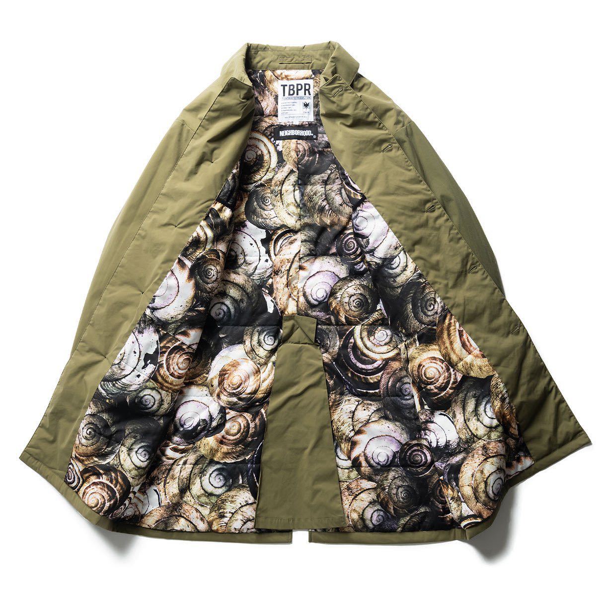 TBPR ISLEY PUFFY C-COAT TIGHTBOOTH/NEIGHBOR XL Olive タイトブース
