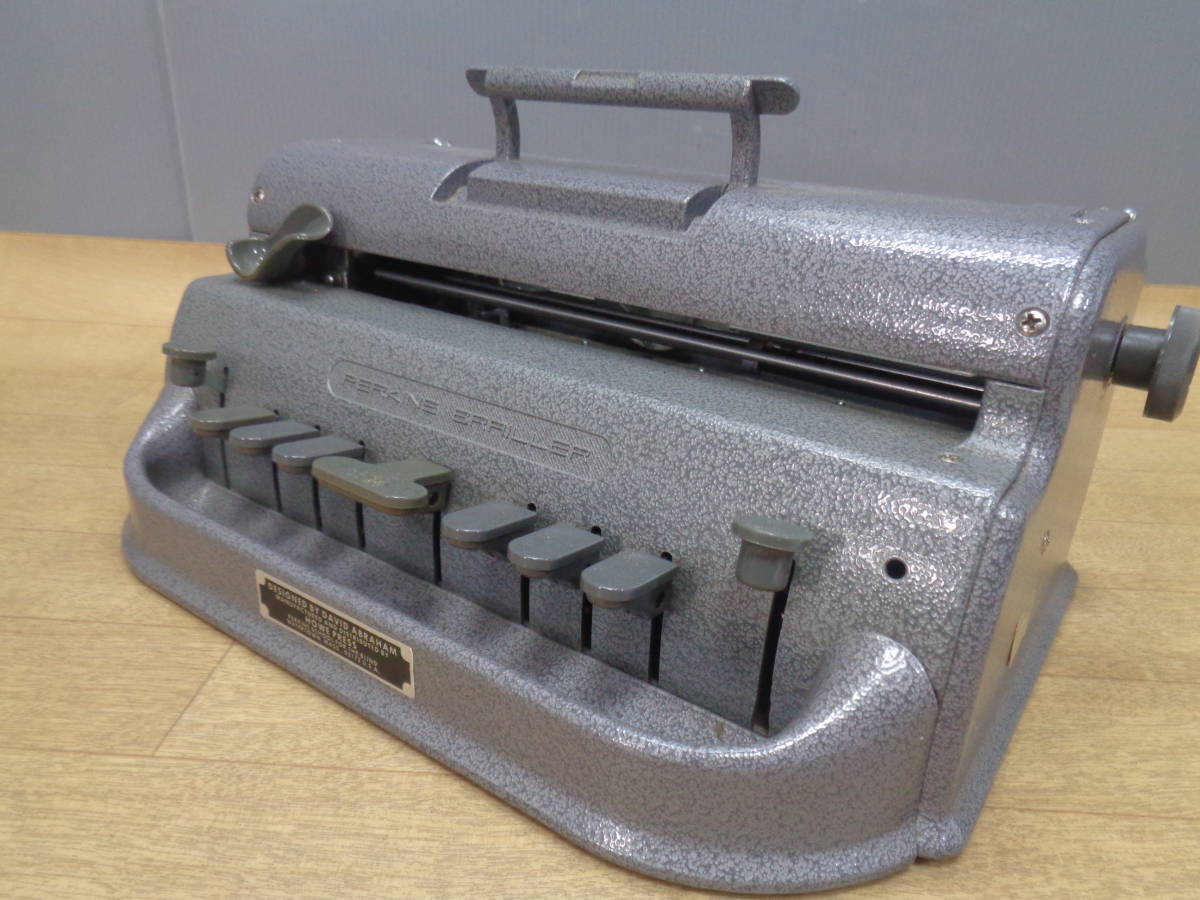 Yahoo!オークション - hf Perkins Brailler 点字 タイプライター USA