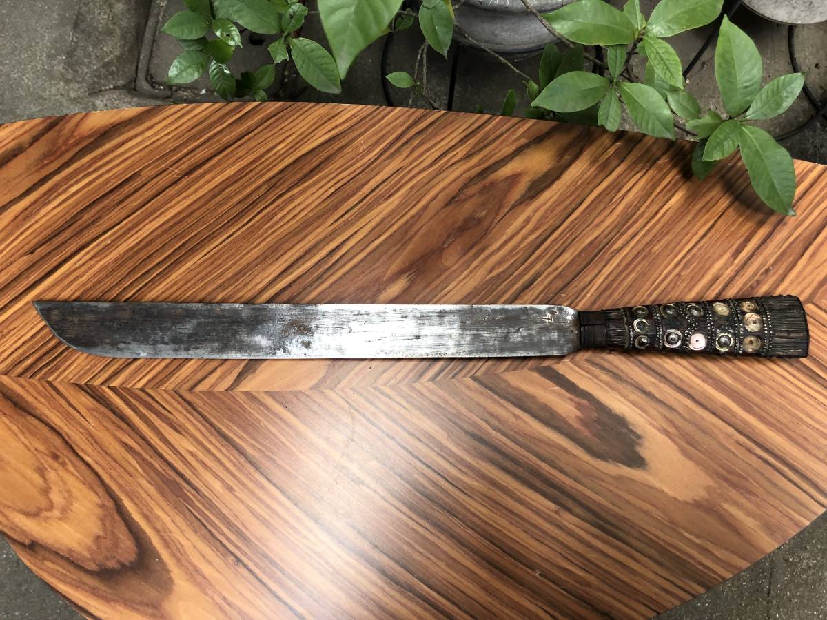 Yahoo!オークション - 極希少品 アイヌ 山刀 タシロ マキリ 柄装飾 伝