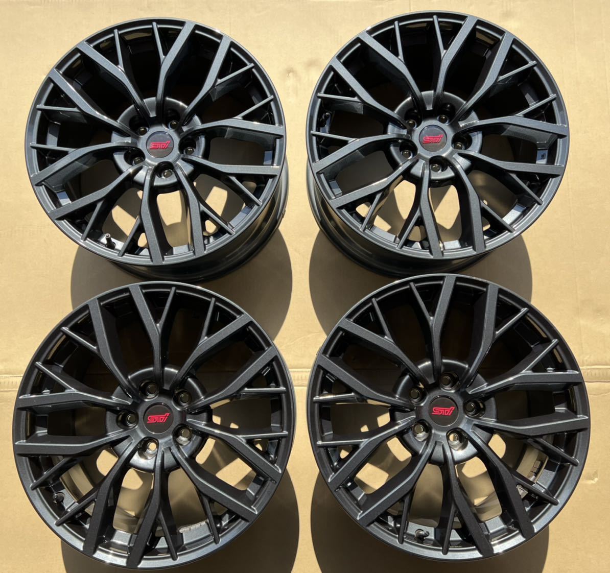 Yahoo!オークション - WRX STI 純正ホイール 19インチ 4本セット 後期