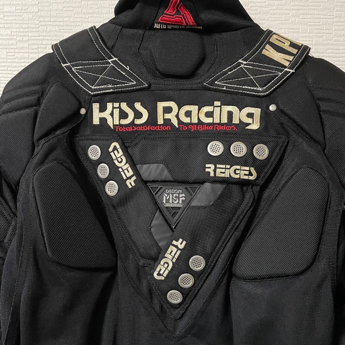 KISS RACING TEAM】レーシングジャケット バイク Mサイズ ライディング
