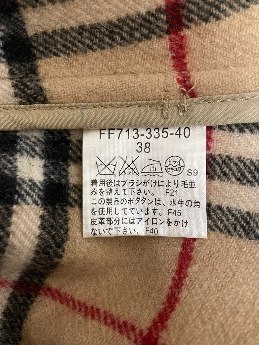 国内正規品 BURBERRY バーバリー カシミヤ混 羊毛 ウールコート