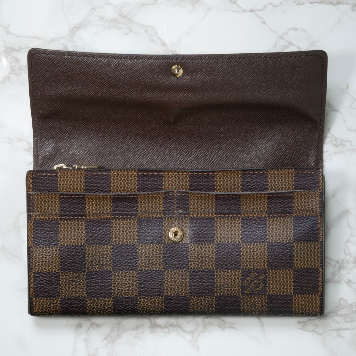 美品】Louis Vuitton(ルイヴィトン) ダミエ ポルトフォイユ サラ 長