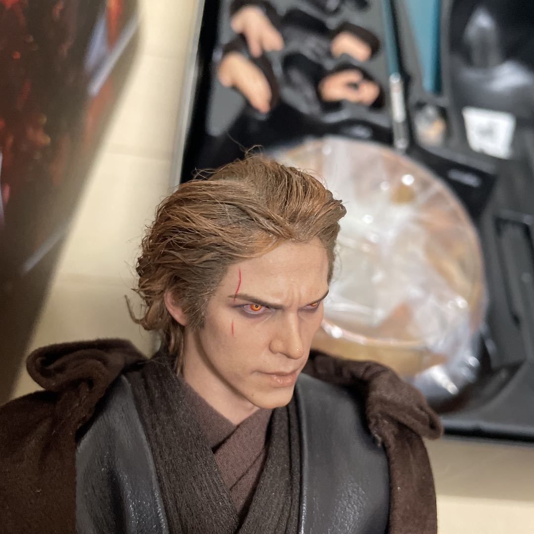 ホットトイズ アナキン ダークサイド 植毛ヘッド 1/6 スターウォーズ