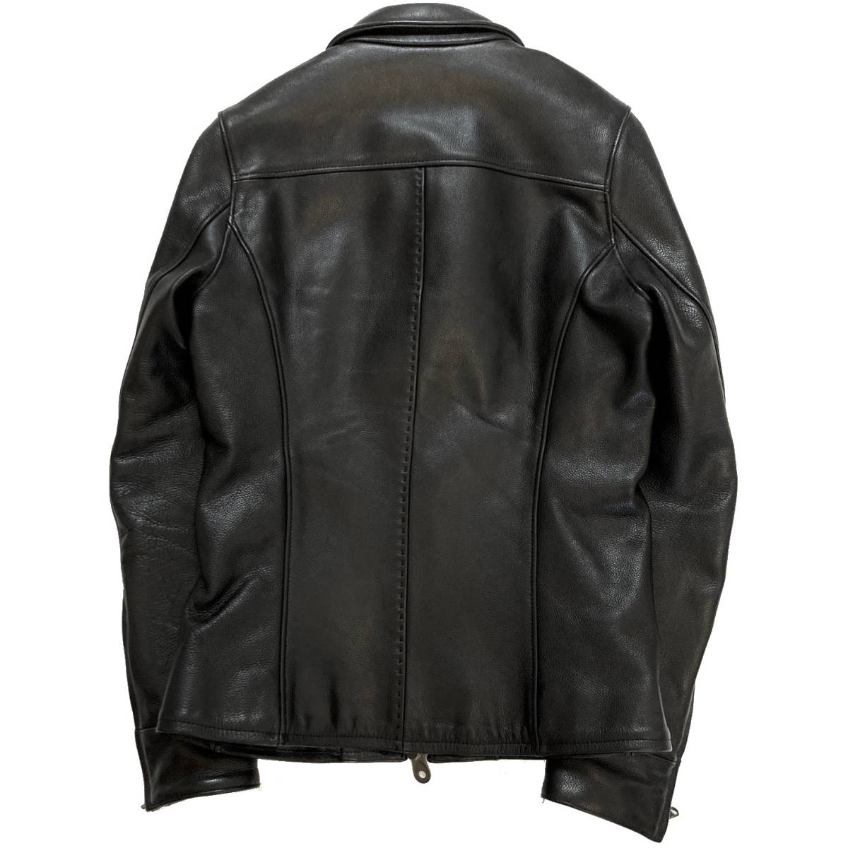 LEON掲載 定価19万 junhashimoto GRAIN LEATHER ZIP SHIRTS RIDERS 3