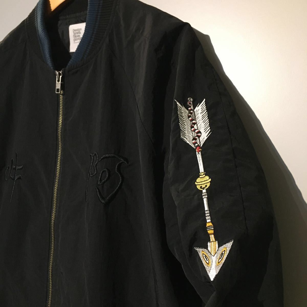 完売品 石黒亜矢子 ×グラニフ 阿吽猫破魔矢 ブルゾン Lサイズ｜Yahoo