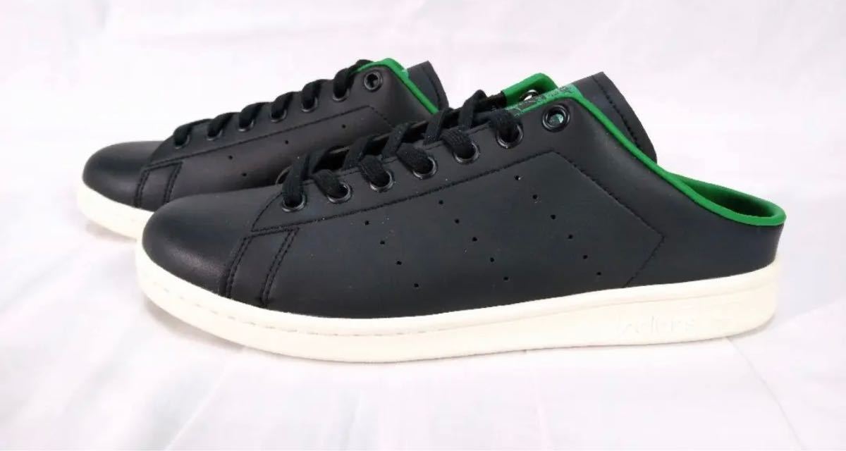 限定1足 完売 adidas アディダス STAN SMITH スタンスミス ミュール 黒