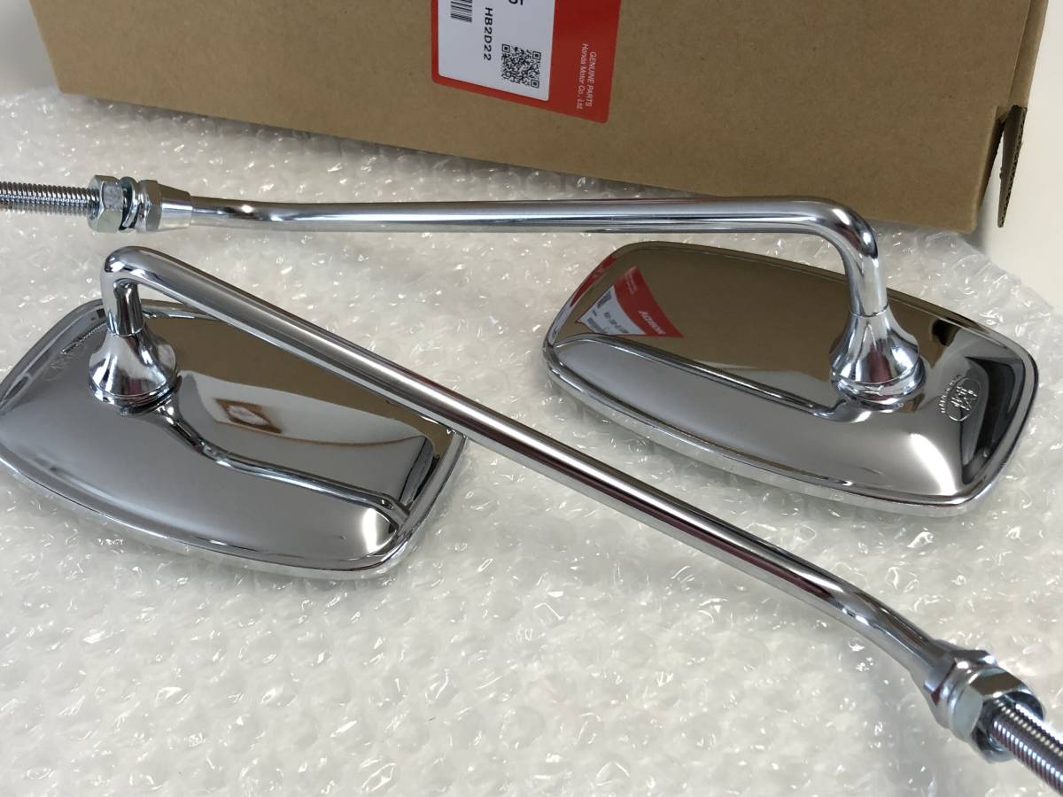 新品ホンダ純正 スーパーカブC100/C50/ C65用純正角型ミラー/ C110