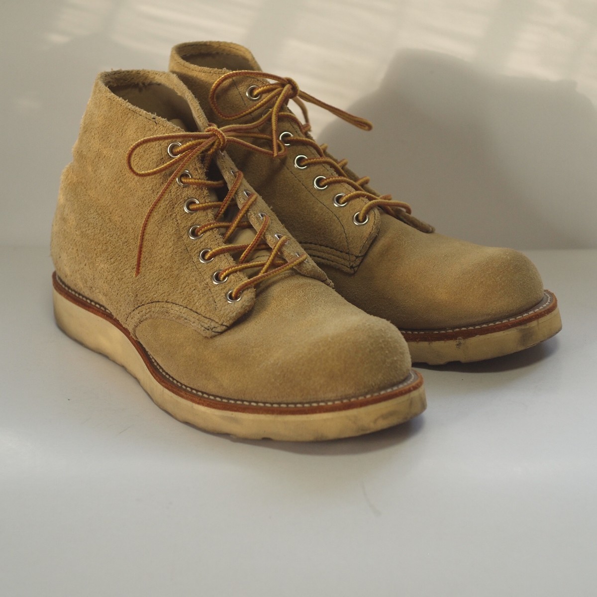 送料込 2000年製 Red Wing 8167 ラフアウト スエード 7E 刺繍羽タグ