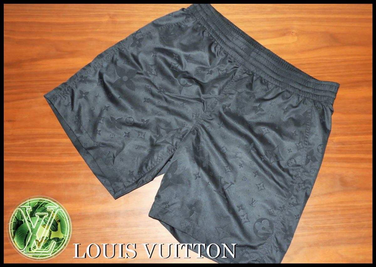 LOUIS VUITTON モノグラム スイムパンツ ルイヴィトン ブラック M
