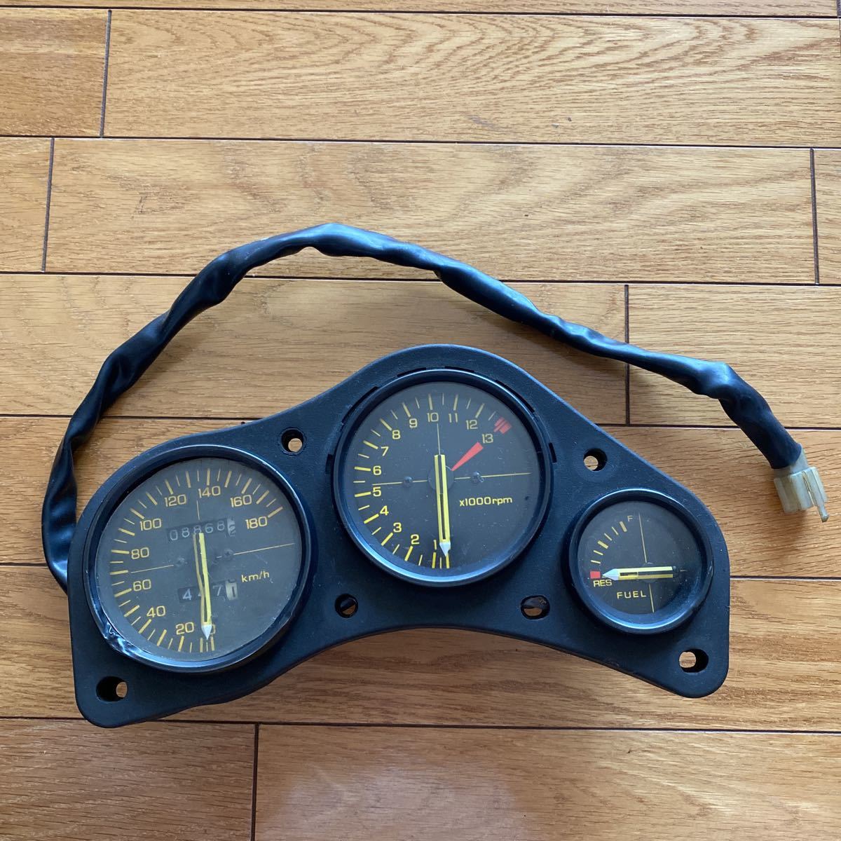 0706-13 CBR400F エンデュランス メーター 動作確認済 スピード