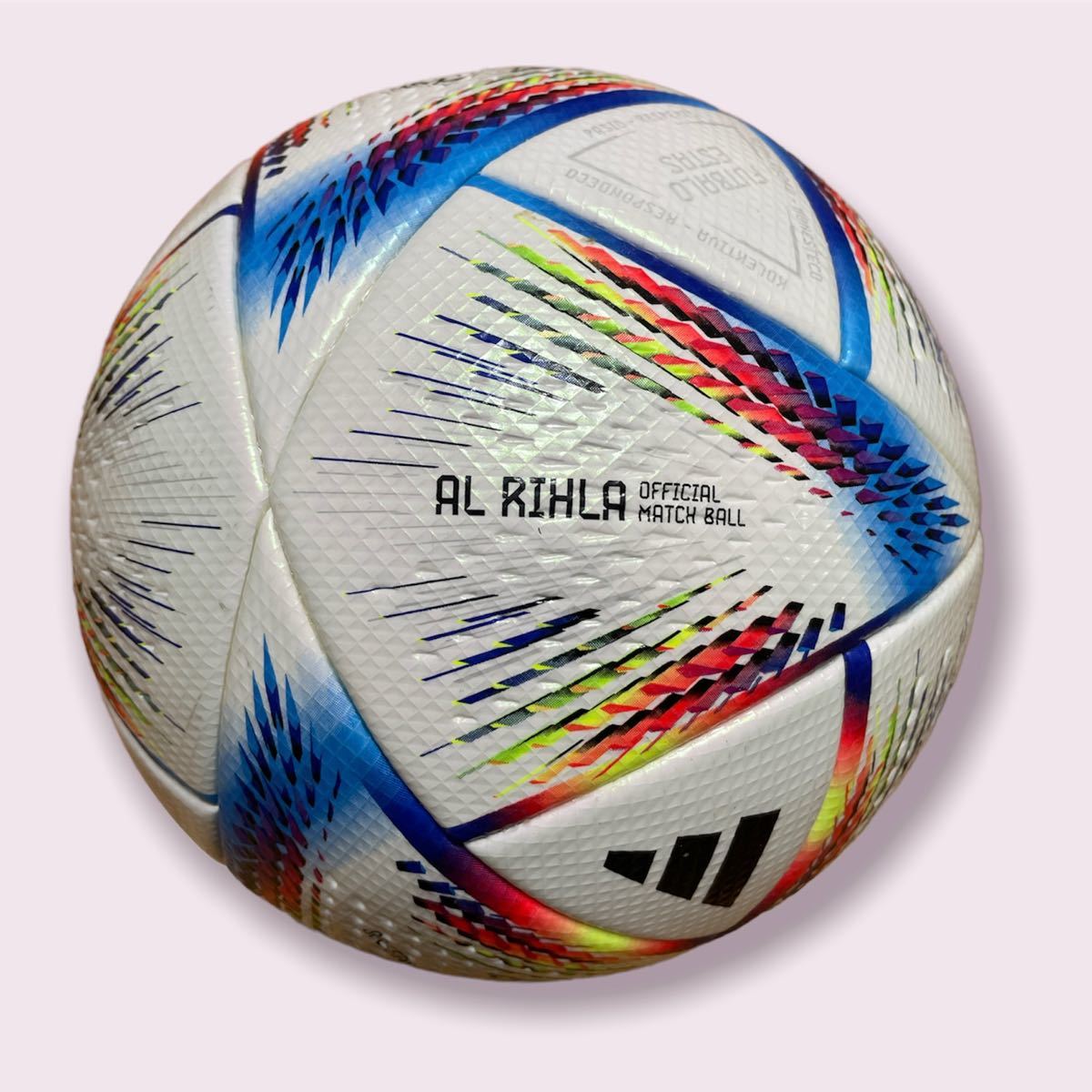 未使用】アディダス5号球サッカーボール2022 FIFA W杯公式試合球
