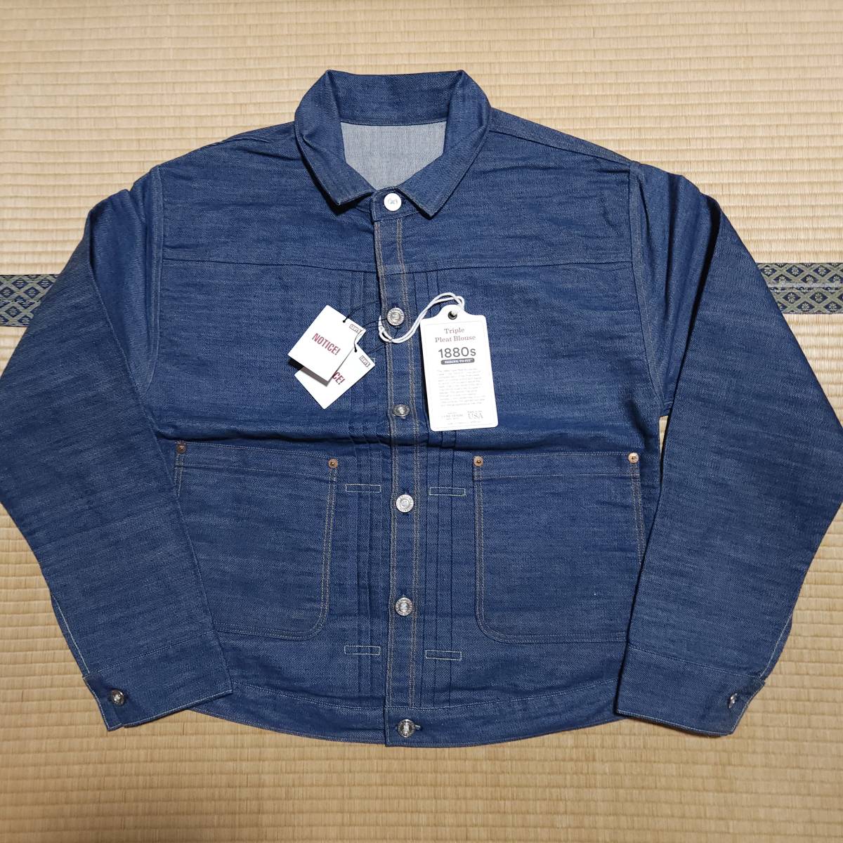 Yahoo!オークション - 米国製 リーバイス トリプルプリーツブラウス LV