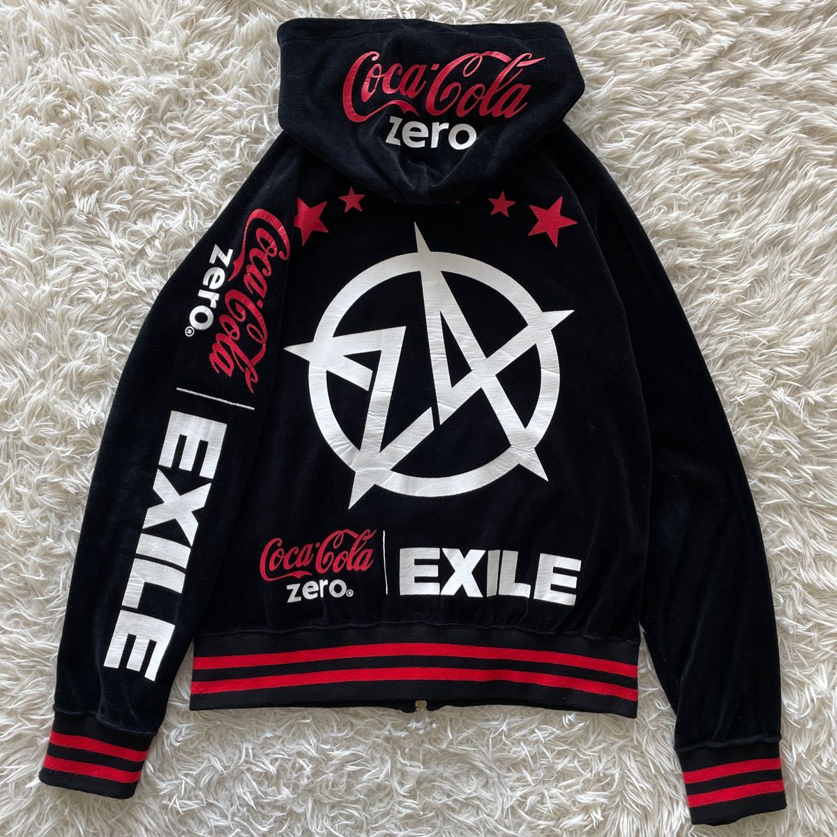 希少 24karats × コカコーラゼロ ベロア セットアップ 上下 コラボ