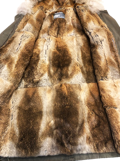定価20万 ARMY YVES SALOMON イヴサロモン リアルファー モッズコート