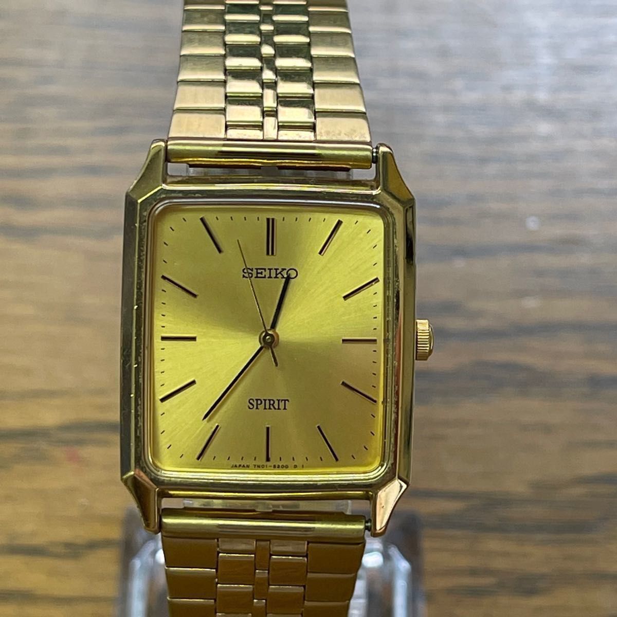 SEIKO SPIRIT クォーツ メンズ腕時計 セイコー ゴールドカラー 腕時計