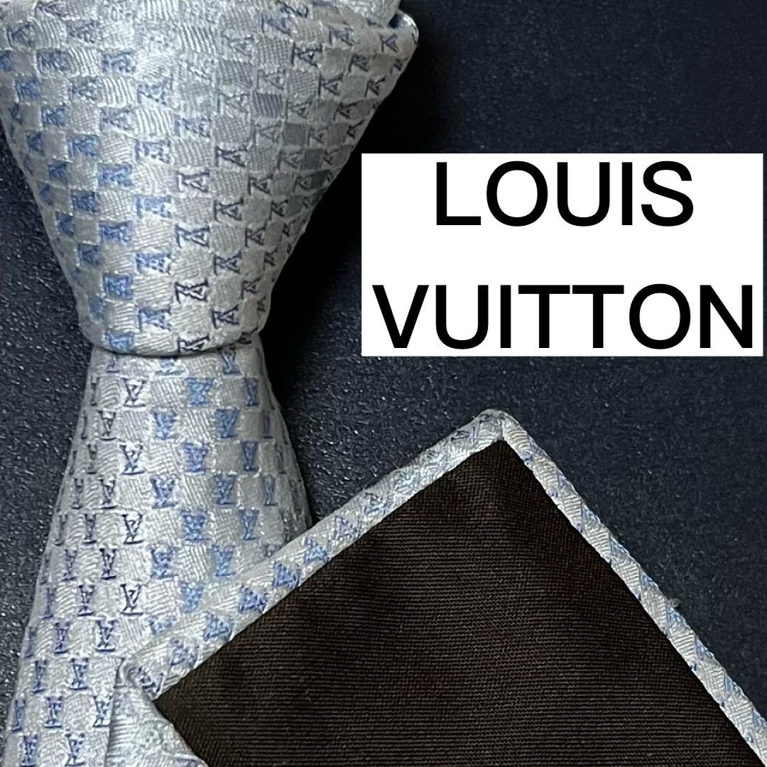 激レア 美品 ネクタイ シルク LOUIS VUITTON ルイヴィトン モノグラム