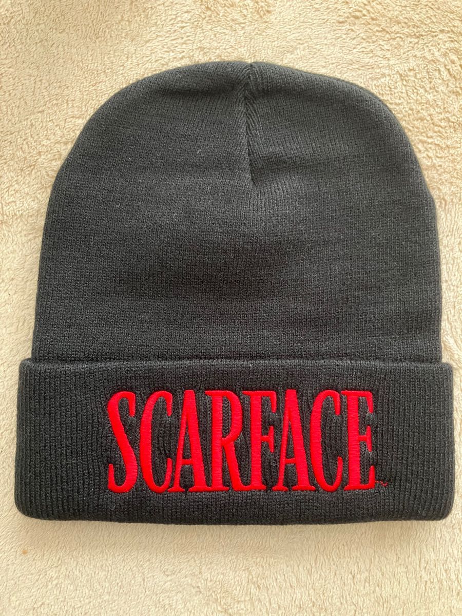 Supreme SCARFACE Beanieシュプリームスカーフェイスニット帽 コラボ