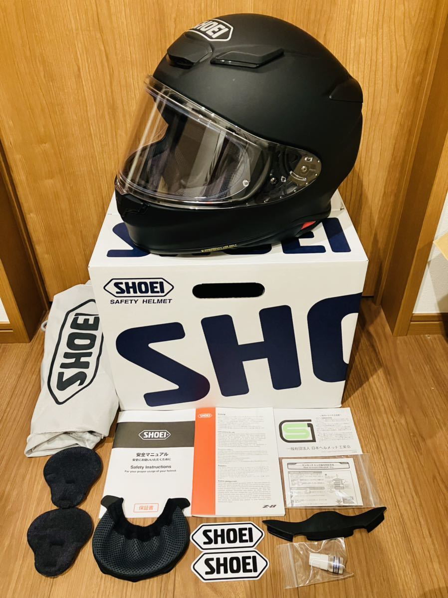 数回使用のみ SHOEI Z-8 マットブラック Lサイズ 付属品完品 送料込み