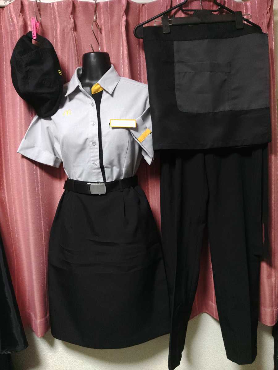 Yahoo!オークション - マクドナルド 制服 クルー ユニフォーム 女子 店