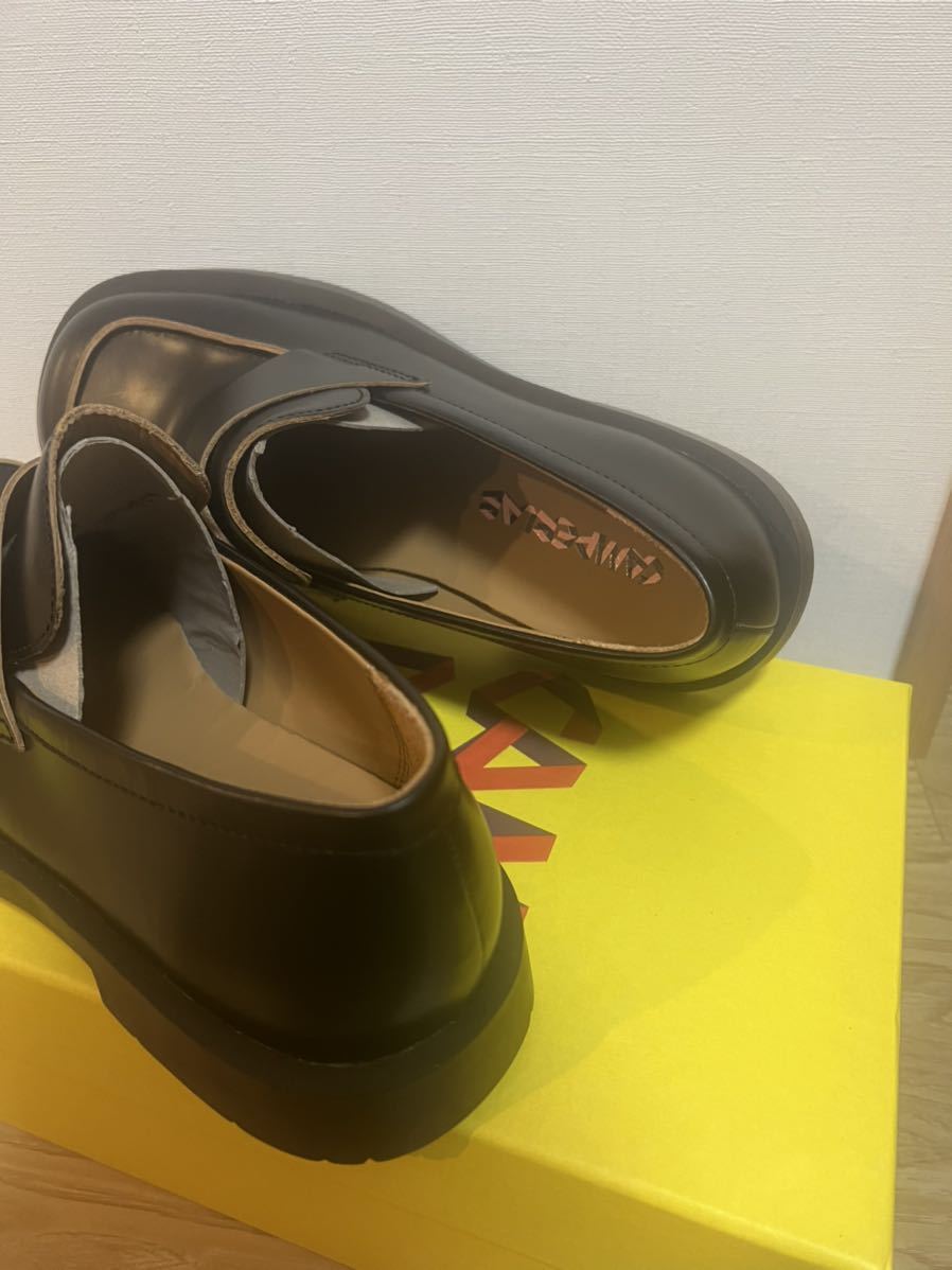 新品 CAMPER LAB カンペールラボ スクエアトゥ ローファー 1978 EU43