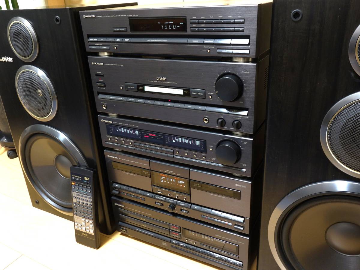 Yahoo!オークション - 美品 PIONEER PRIVATE B7 バブルコンポ パイオニ