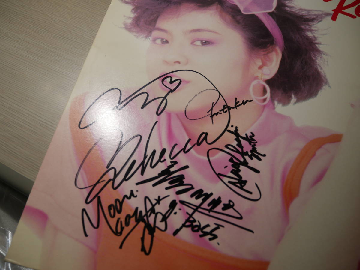 Yahoo!オークション - レベッカ・メンバー直筆サイン入り REBECCA SIGN