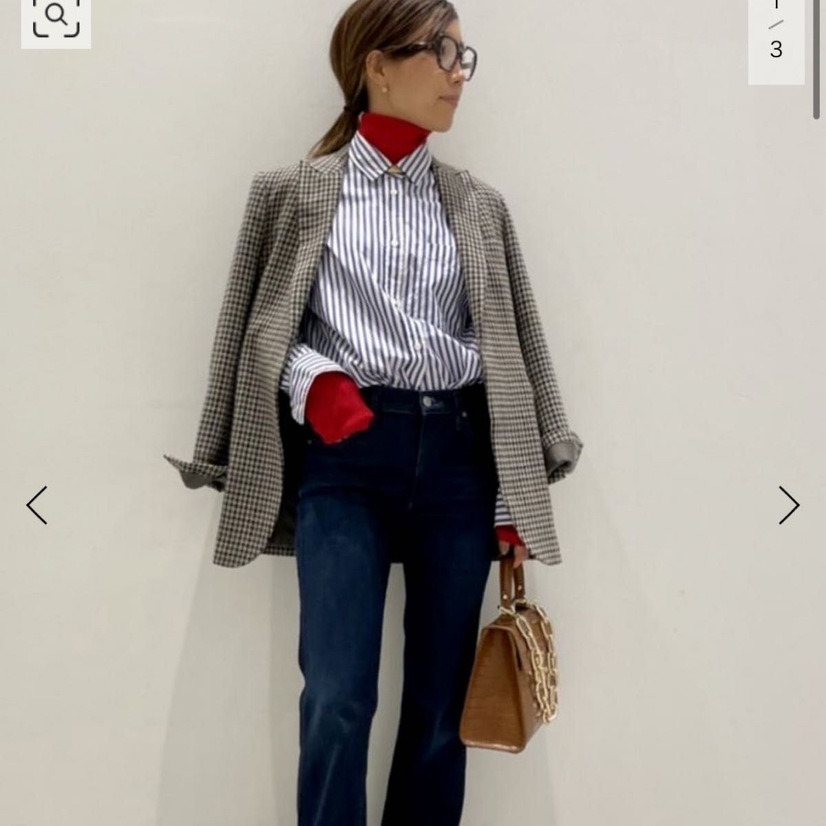 21aw タグ付き アパルトモン L'Appartement Rib T/N Knit レッド