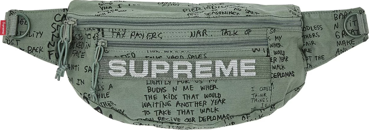 Túi Supreme Field Waist Bag 'Olive Gonz'