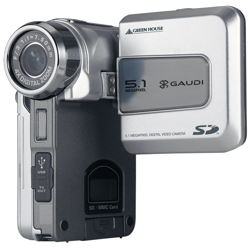 グリーンハウス、実売13,800円のSDビデオカメラ