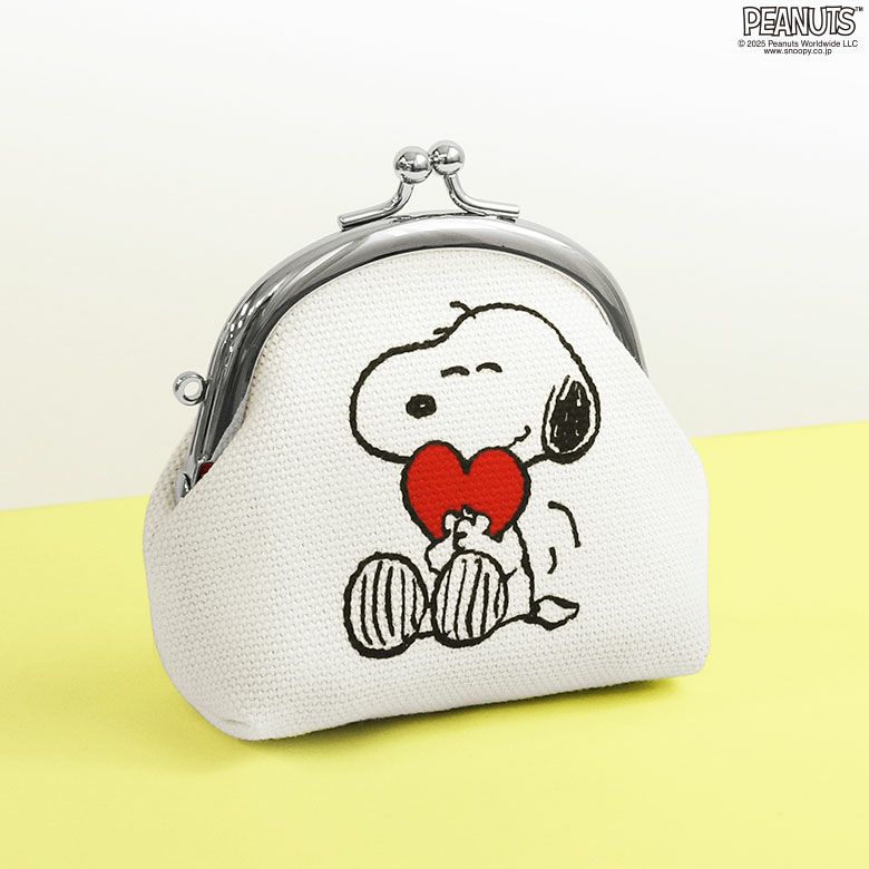在庫商品】5寸がま口スッキリポーチ【PEANUTS_(A)24AW】 [M便 1/2