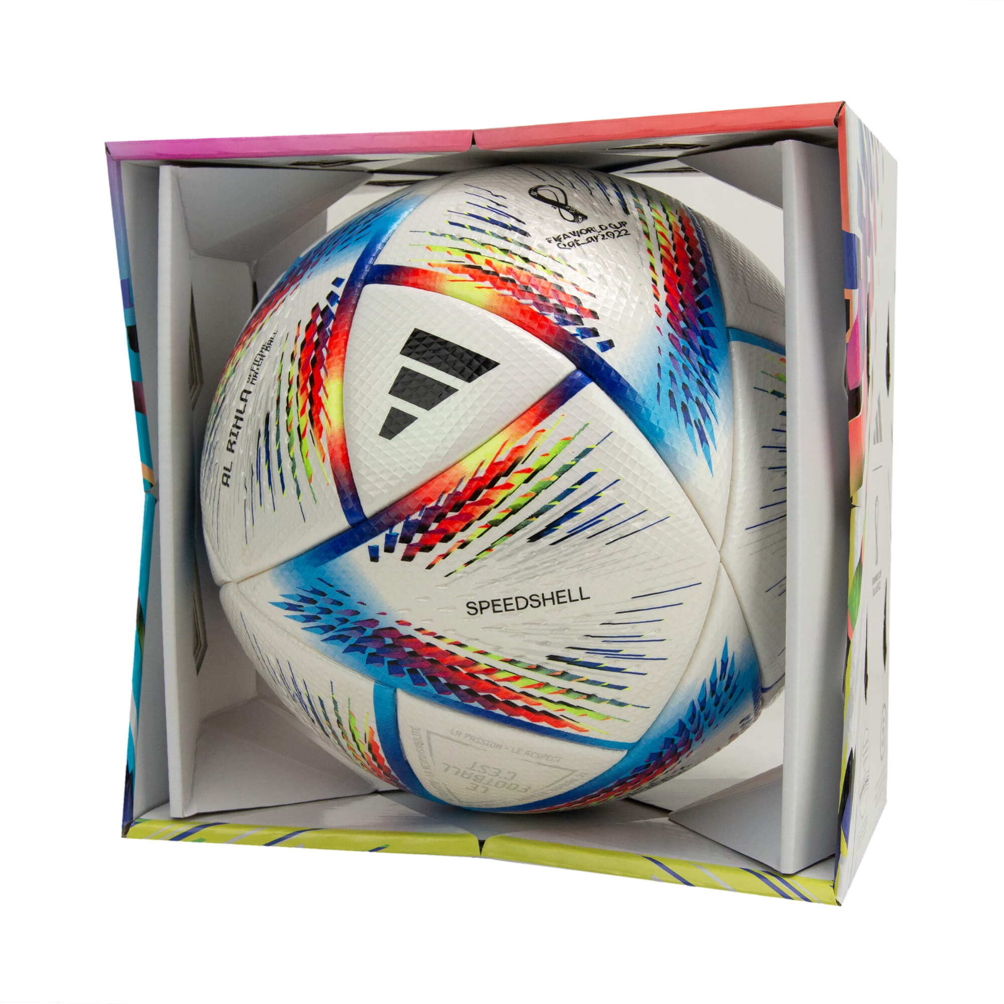 adidas Al Rihla World Cup 2022 Official Match Ball White/Panton