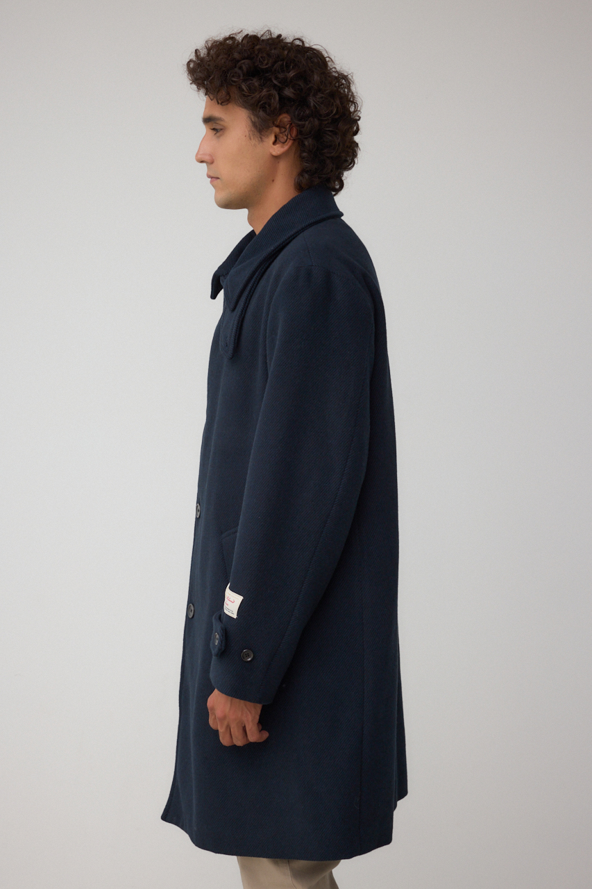 ウール混ステンカラーコート｜MEN｜251IAB30-1151｜AZUL BY MOUSSY