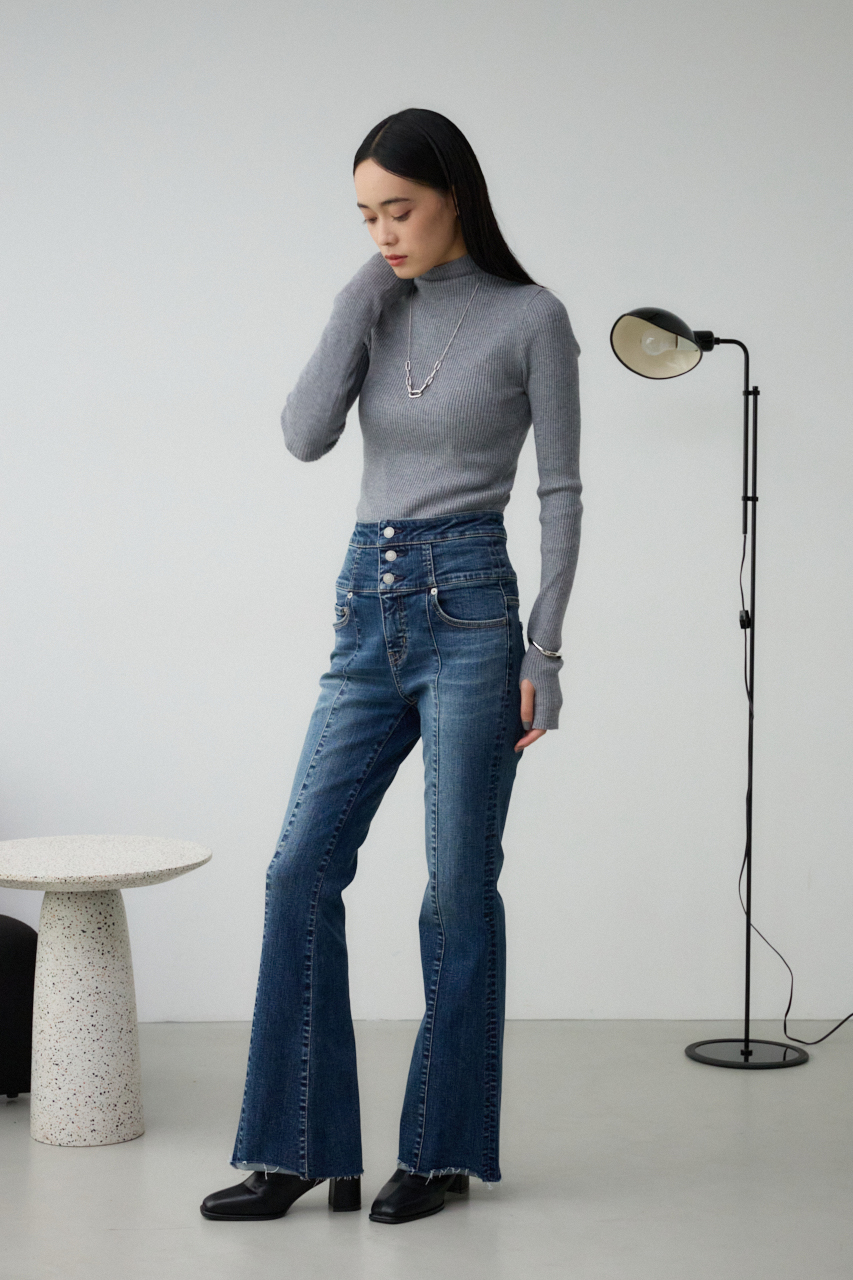 AZUL DENIM ハイウエストボタンフレアデニム｜WOMEN｜250ISC12-270J