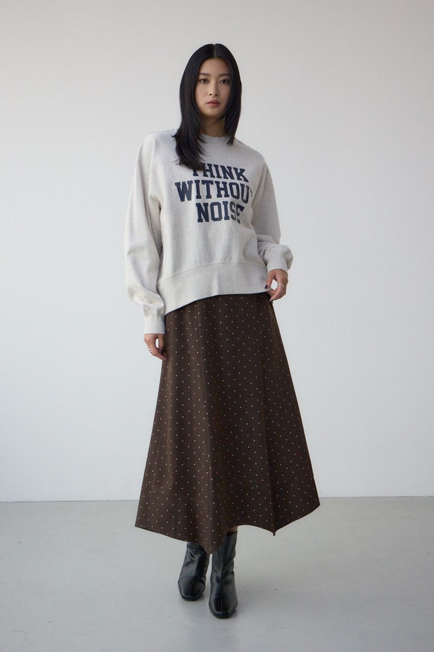 ドット柄ハンカチーフヘムスカート｜WOMEN｜250JSC31-3561｜AZUL BY