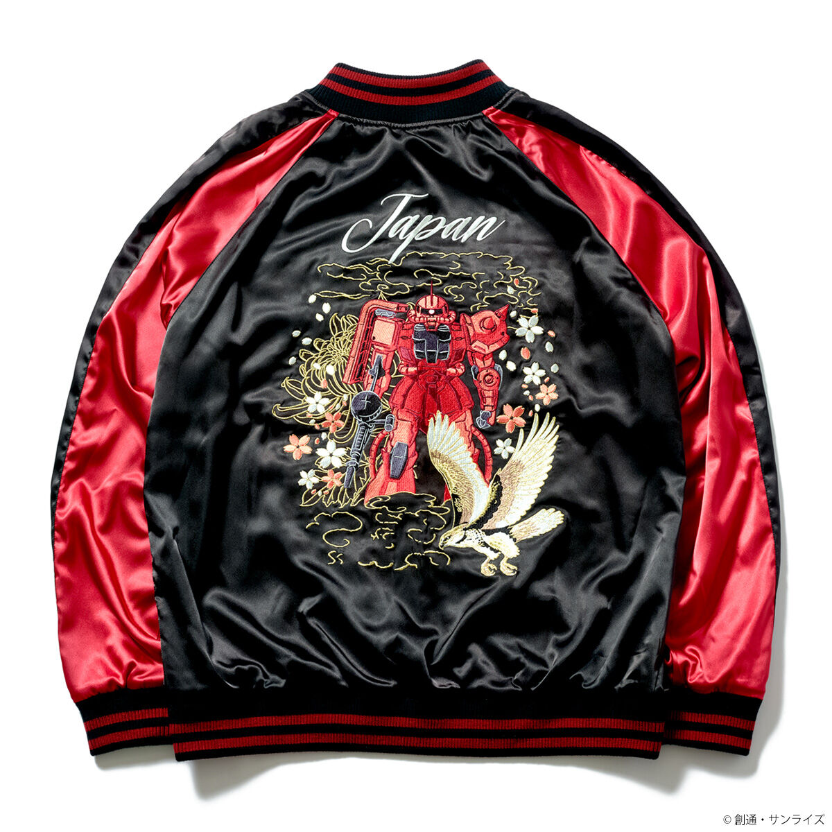 STRICT-G『機動戦士ガンダム』スカジャン シャア専用ザクII JAPAN柄