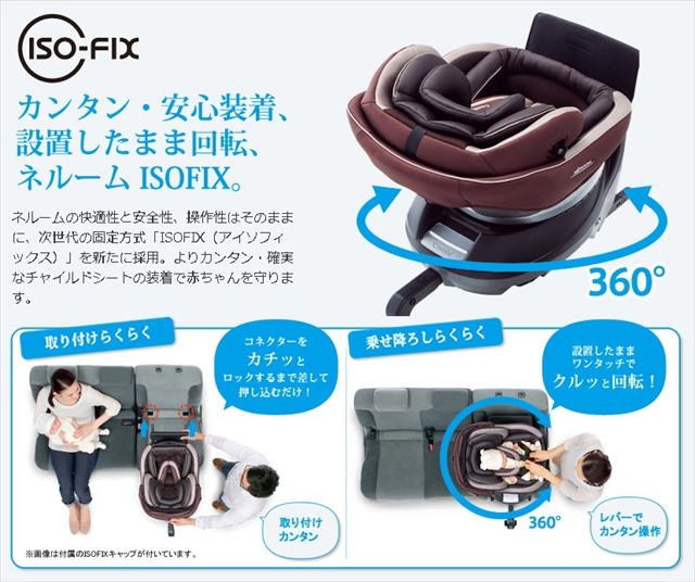 ネルーム ISOFIX エッグショック NF-700 スパークリングブラック