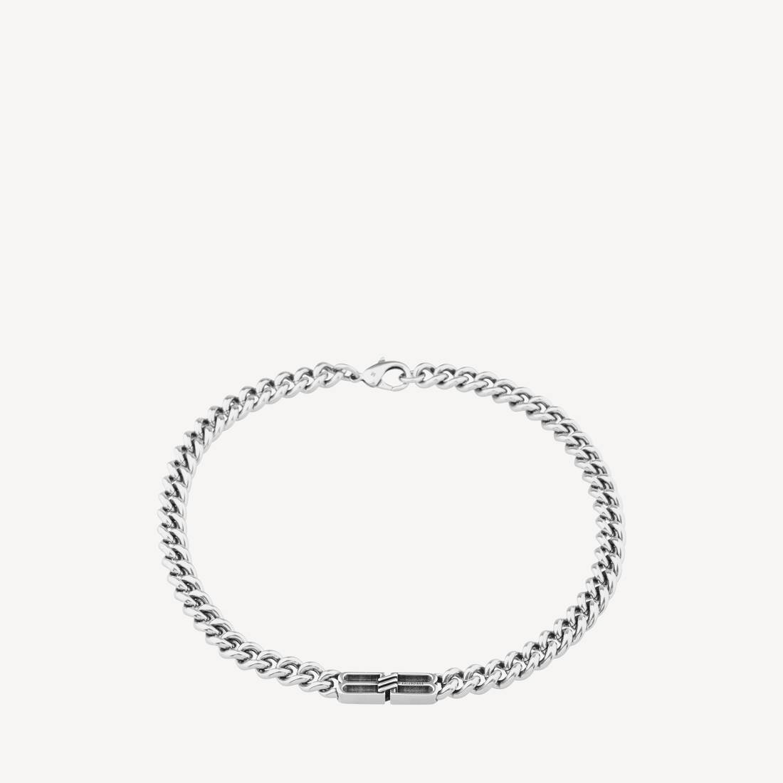 Bb Icon グルメットネックレス で アンティークシルバー | Balenciaga
