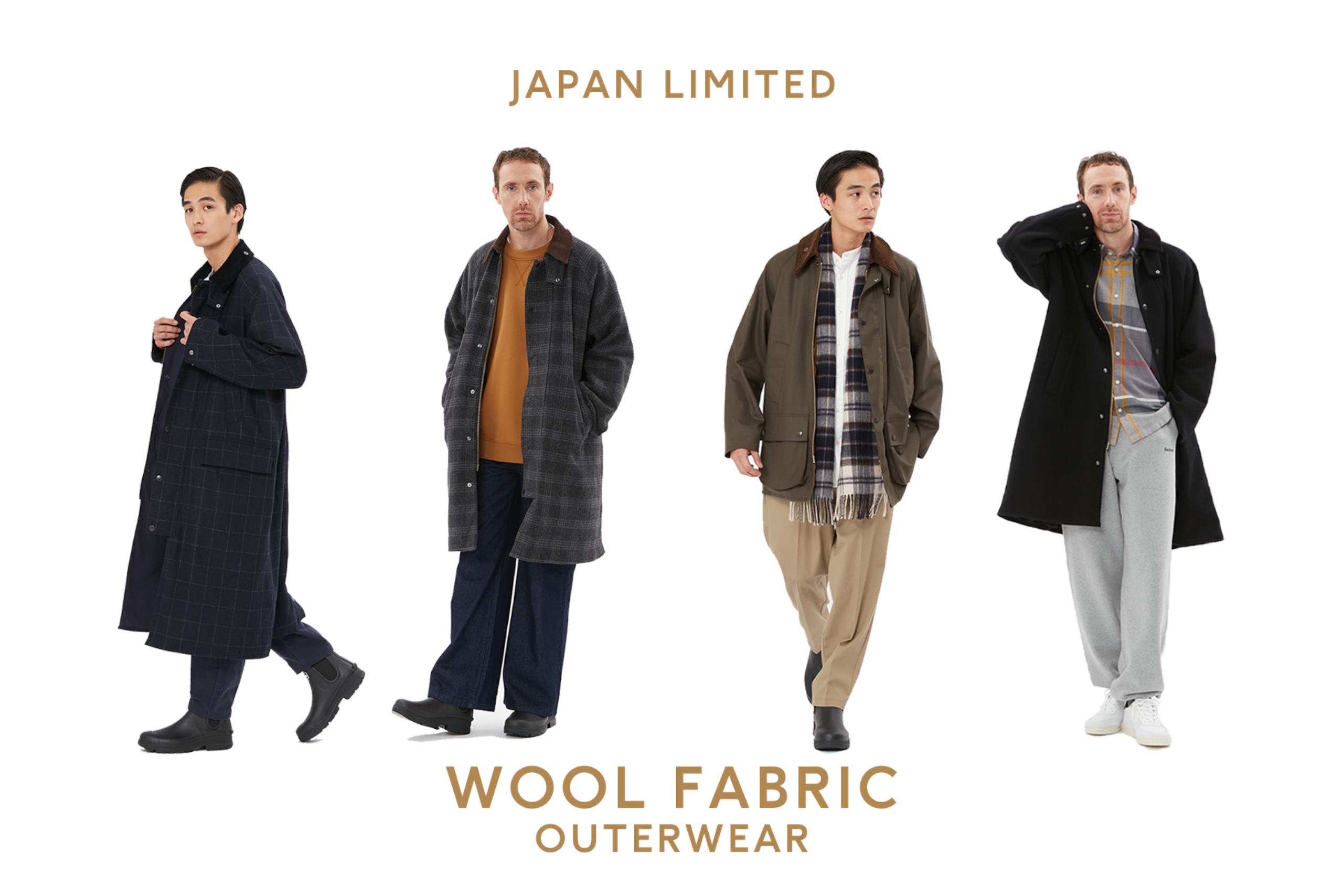 JAPAN LIMITED” 見た目にもあたたかな冬アウター │ Barbour（バブアー