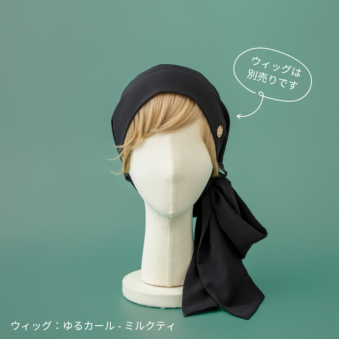 SCARF HAT (M) / Basic-Black – BAREN（バレン）