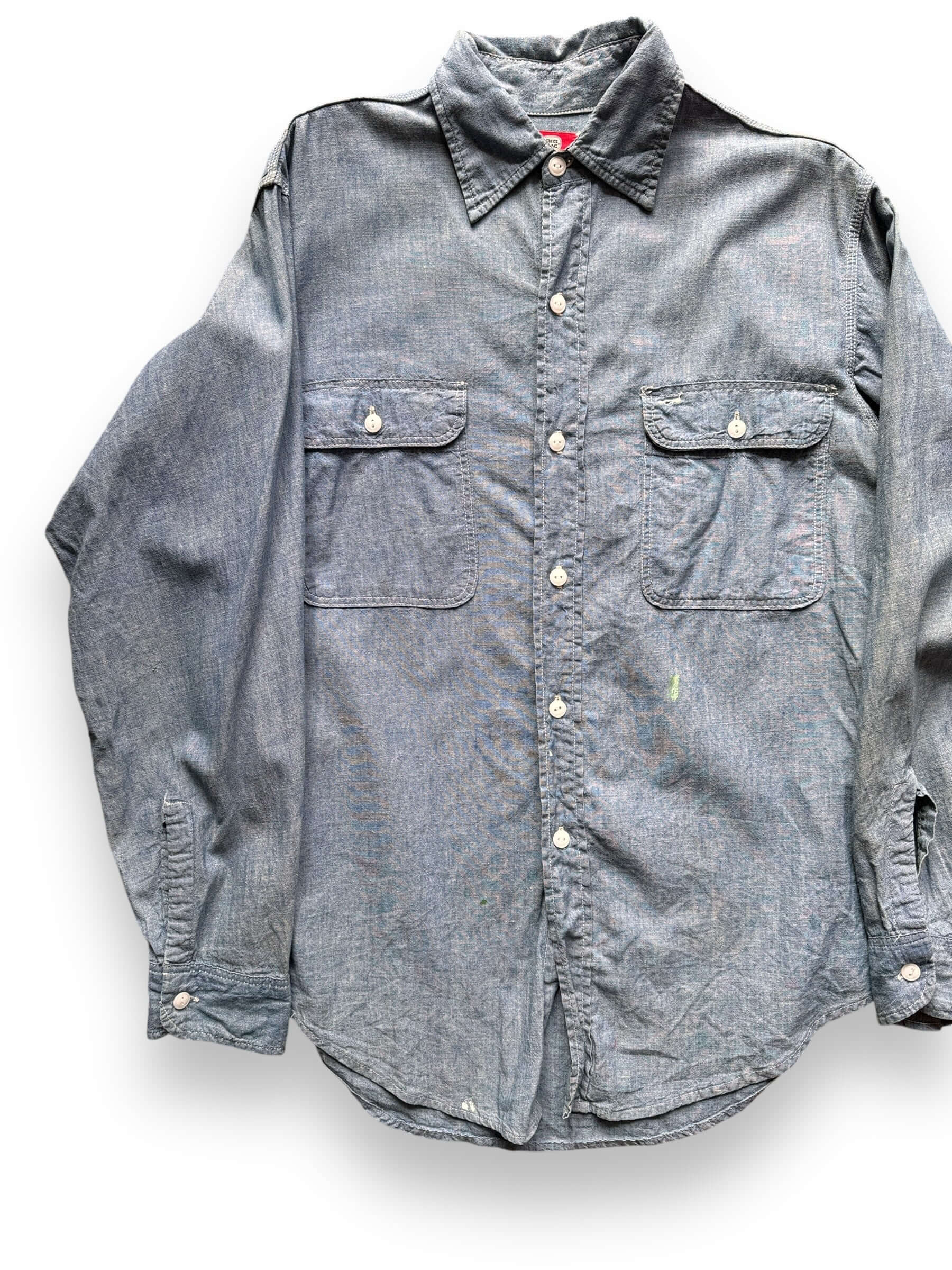 Vintage 60s Era Penneys Big Mac Chambray Shirt SZ L – The Barn Owl