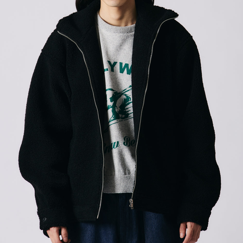 Zip Up Boa Jacket BR-25450 – BARNS OUTFITTERS (バーンズ