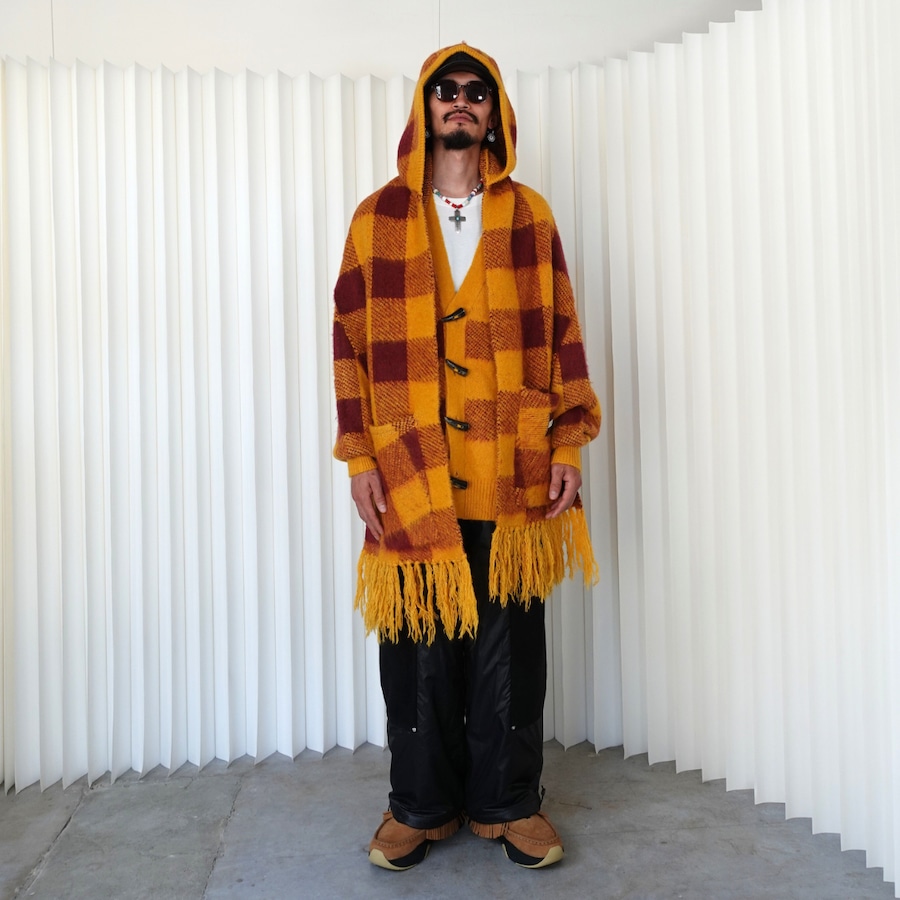 Moist Hoodie Poncho / Natural | AMBERGLEAM