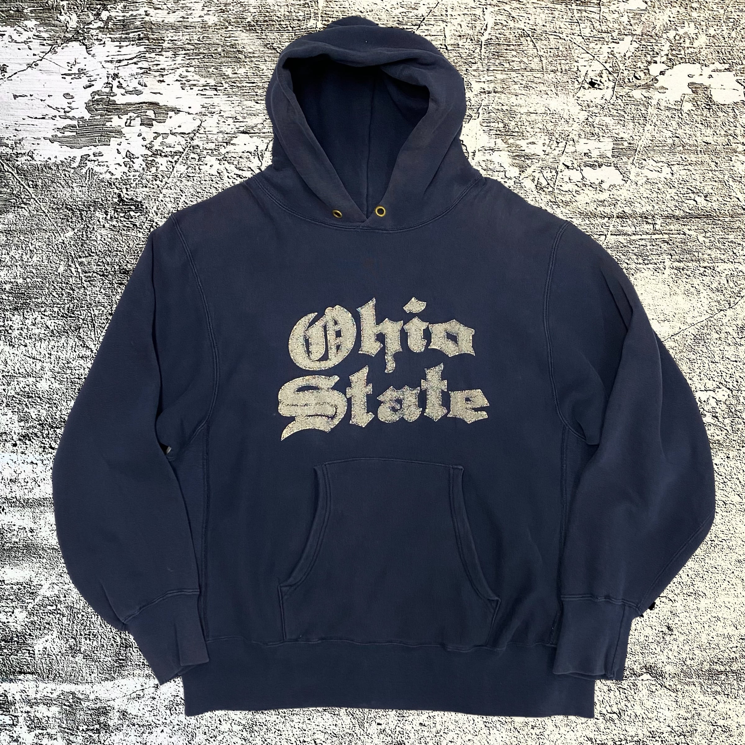 80s Champion Ohio State REVERSE WEAVE ネイビー スウェット パーカー