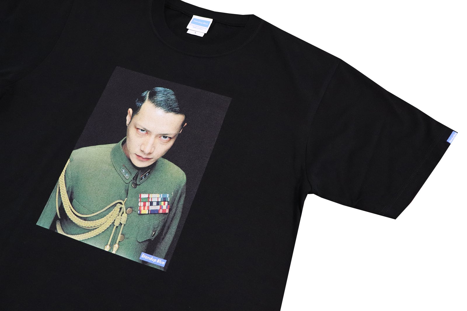 Sub×鳥肌実 S/S tee【BLACK】 | Standup Blue