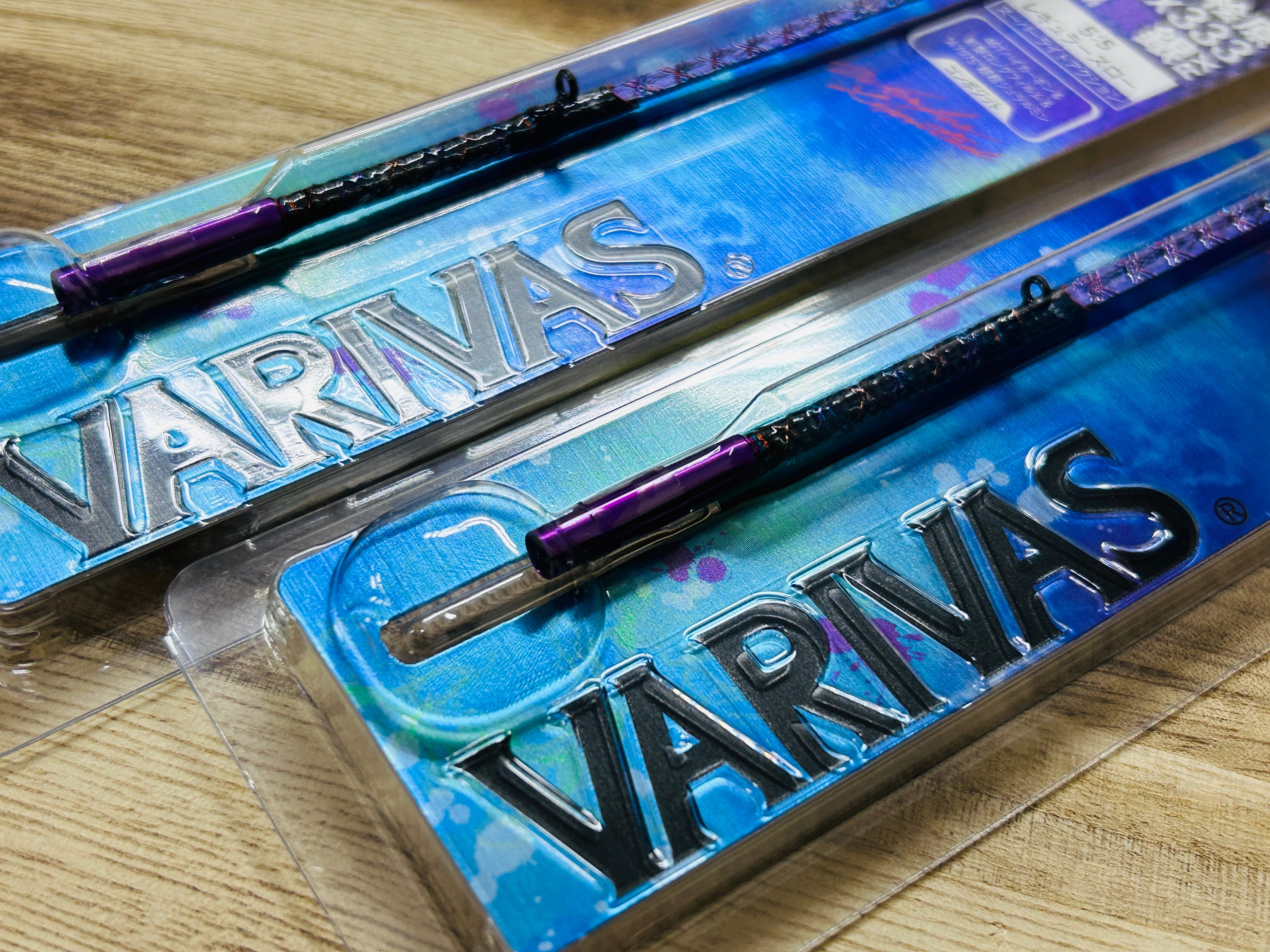 VARIVAS ワカサギ穂先 Super桧原MAX333 燻紫銀（いぶしぎん）RX